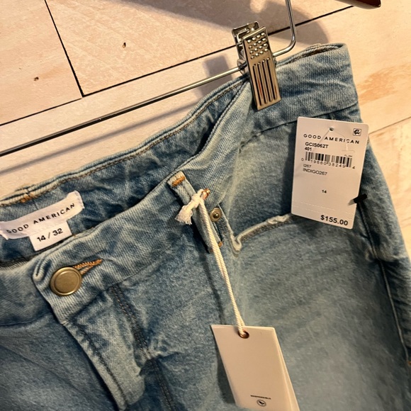 NWT Good American Good boy jeans size 14/32 - Picture 3 of 8